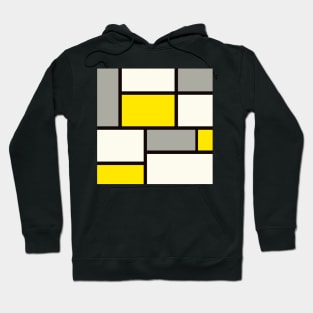 abstract geometrical Mondrian pattern Hoodie